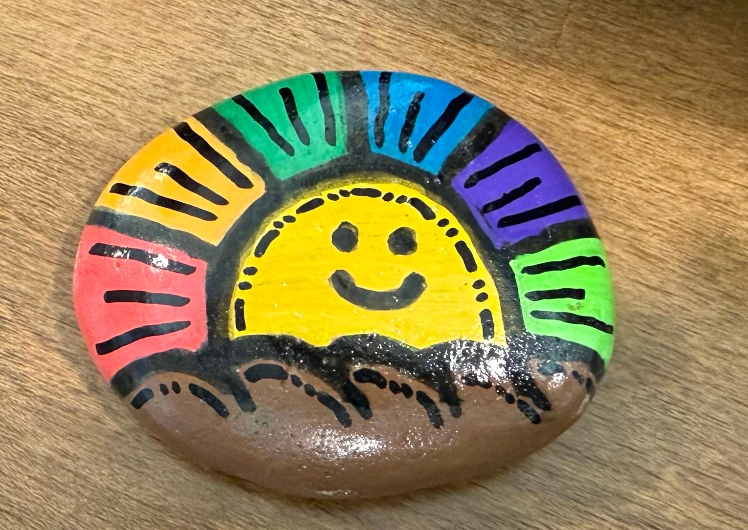 Coloring and Rock Painting with Friends